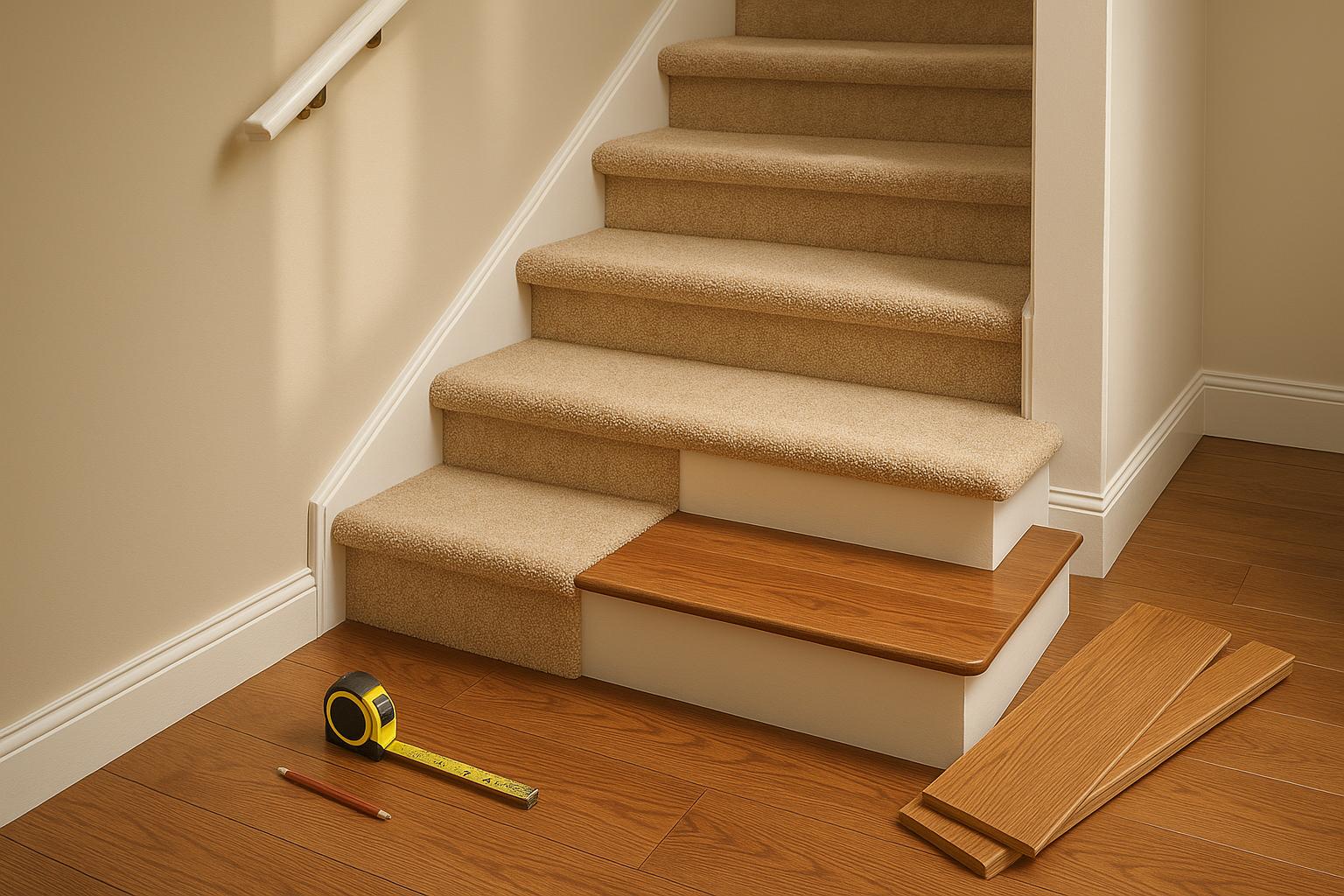 How to Convert Carpeted Stairs to Hardwood Floors