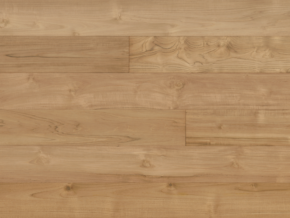 Monarch Plank - True Teak Bleached Light Rustic Engineered Hardwood - Engineered Hardwood Floors 