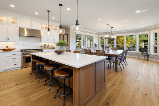 Monarch Plank - Vinland White Oak Light Rustic Engineered Hardwood - Engineered Hardwood Floors 