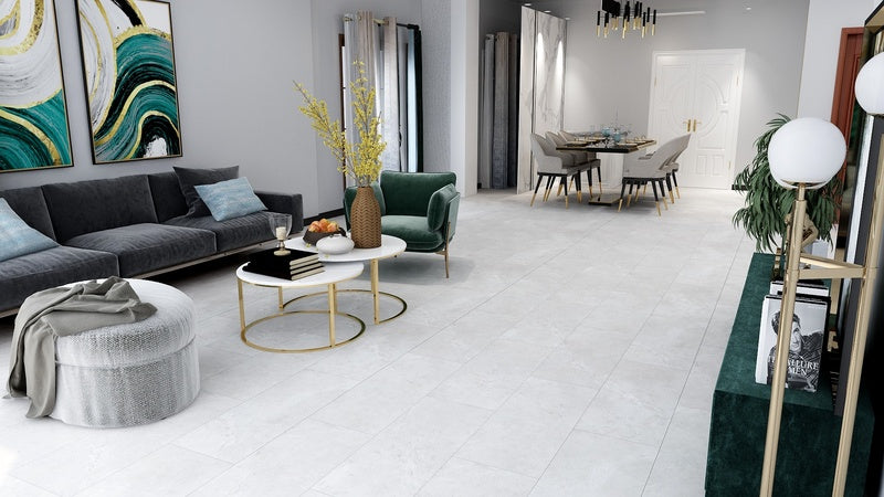 Medallion - Travertine Bianco - SPC Floors 