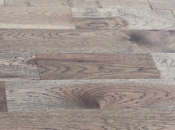 Country Wood Flooring - 7.5" Eng. Euro Oak WireBrushed/UVOiled Chianti Color - Engineered Hardwood Floors 