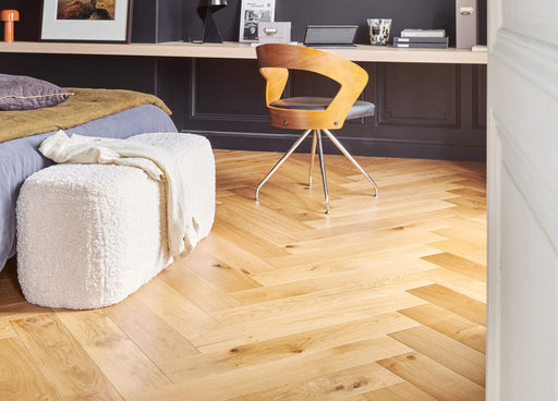 Panaget - French oak Zenitude Miel, Herringbone 139 - Engineered Hardwood Floors 