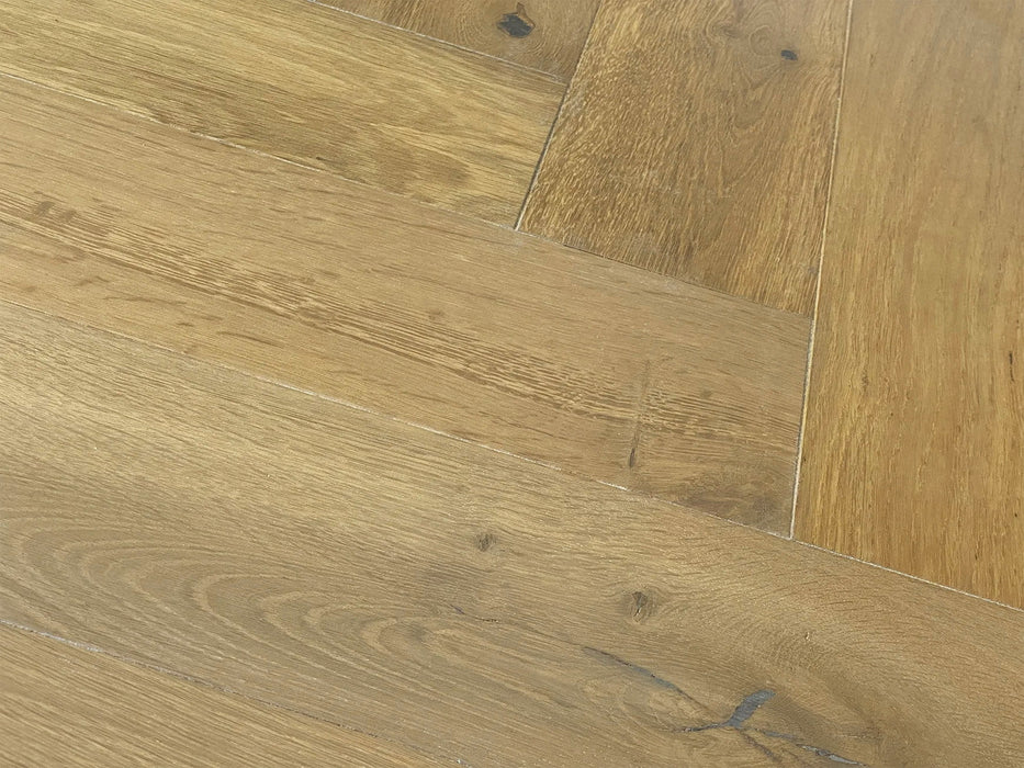 Monarch Plank - Verano Terra Herringbone Engineered Hardwood - Engineered Hardwood Floors 