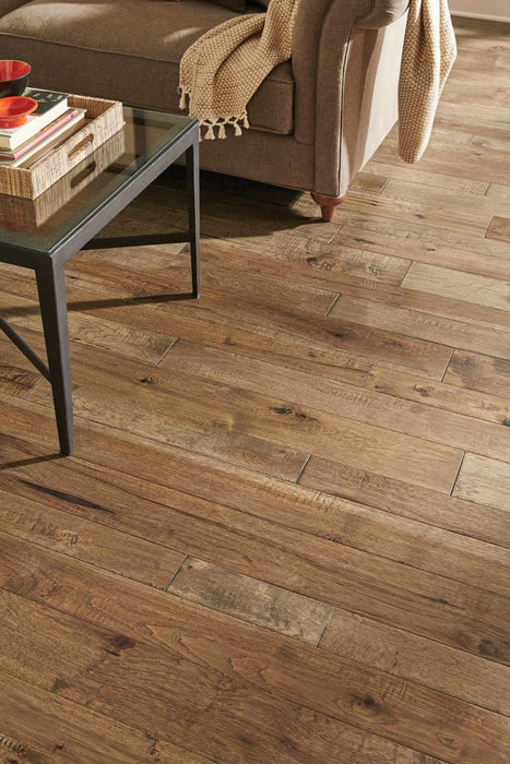 Somerset Hardwood Flooring - Somerset Hand Crafted Winter Wheat Hickory Mixed Width - Engineered Hardwood Floors 