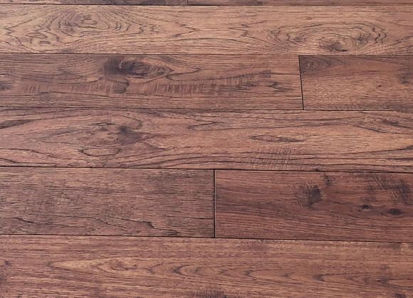 Country Wood Flooring - 5" Solid Hickory Distressed Grand Canyon - Solid Wood Floors 