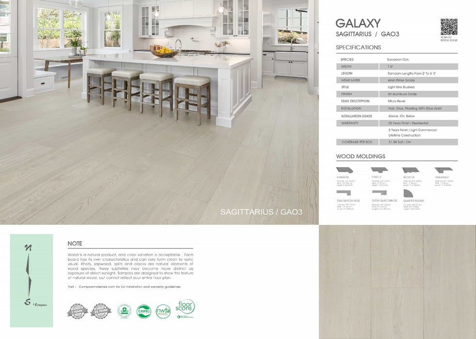 Compass Materials - Sagittarius - Engineered Hardwood Floors 