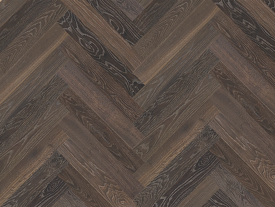 Monarch Plank - Lago Moro Herringbone Engineered Hardwood - Engineered Hardwood Floors 