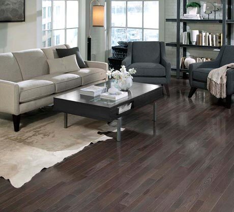 Somerset Hardwood Flooring - Somerset Homestyle Charcoal Solid White Oak 2-1/4″ - Solid Wood Floors 