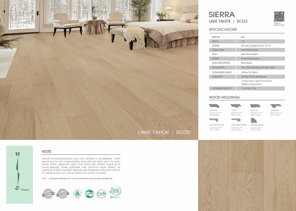 Compass Materials - Lake Tahoe - Engineered Hardwood Floors 