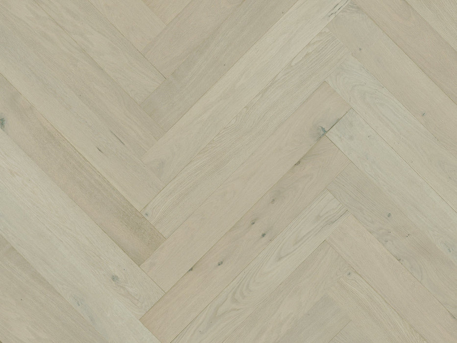 Monarch Plank - Verano Panna Herringbone Engineered Hardwood - Engineered Hardwood Floors 