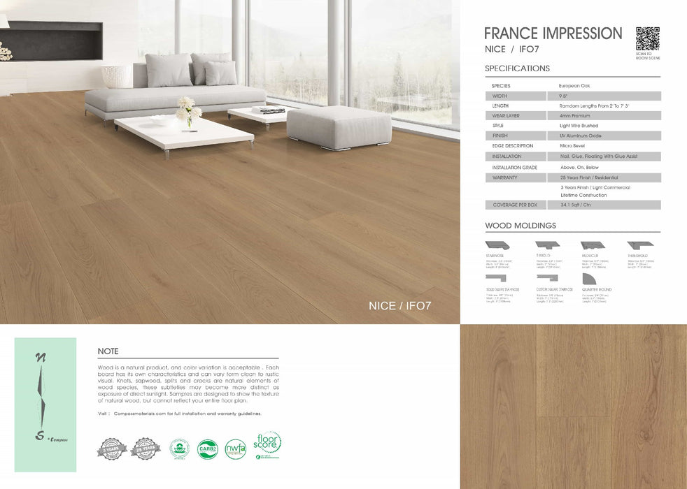 Compass Materials - Nice - Engineered Hardwood Floors 