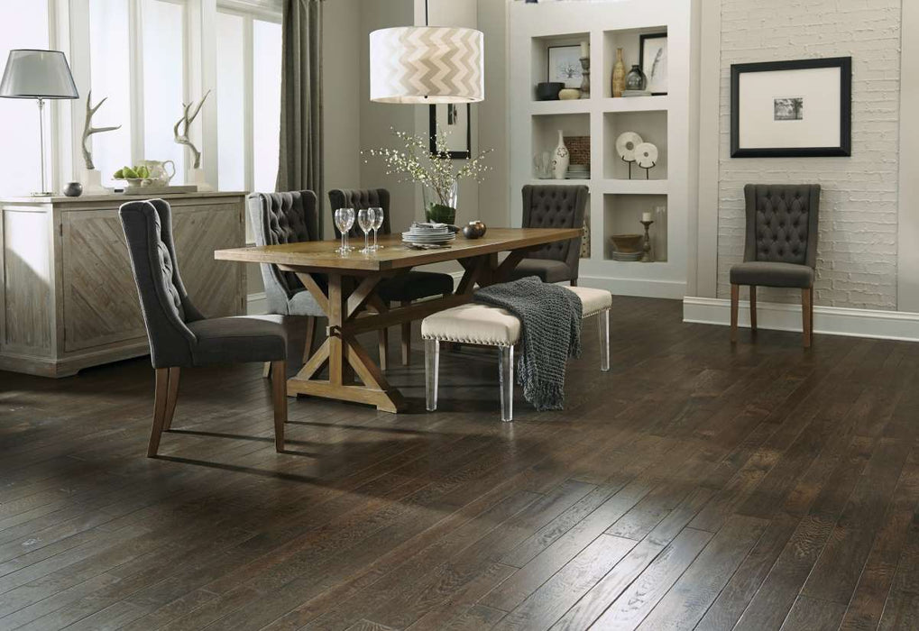 Somerset Hardwood Flooring - Somerset Hand Crafted Royal Brown White Oak Wide Plank - Engineered Hardwood Floors 