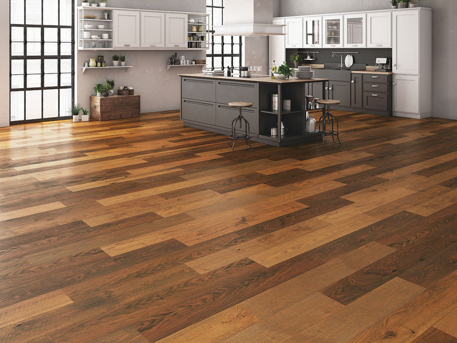 Inhaus Flooring - Tobacco Oak - Vinyl Floors 