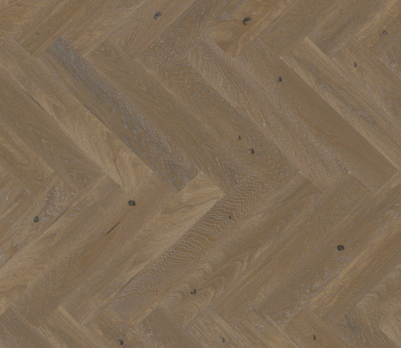 Panaget - French oak Zenitude-Origine Flanelle, Herringbone 139 - Engineered Hardwood Floors 