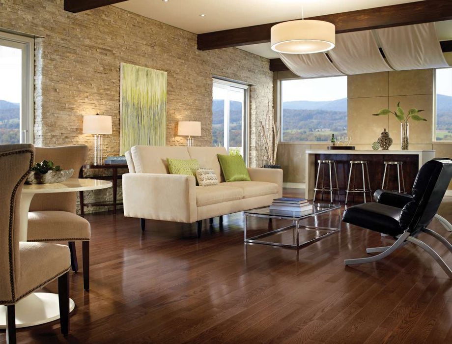 Somerset Hardwood Flooring - Somerset Color Metro Brown Oak 4″ Solid - Solid Wood Floors 