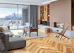 Panaget - Flamed beech Satin, Herringbone 139 - Engineered Hardwood Floors 