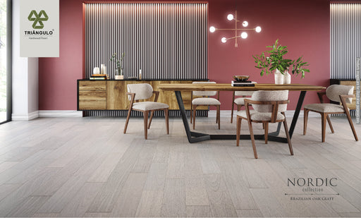 Triangulo - Brazilian Oak Glatt - Engineered Hardwood Floors 