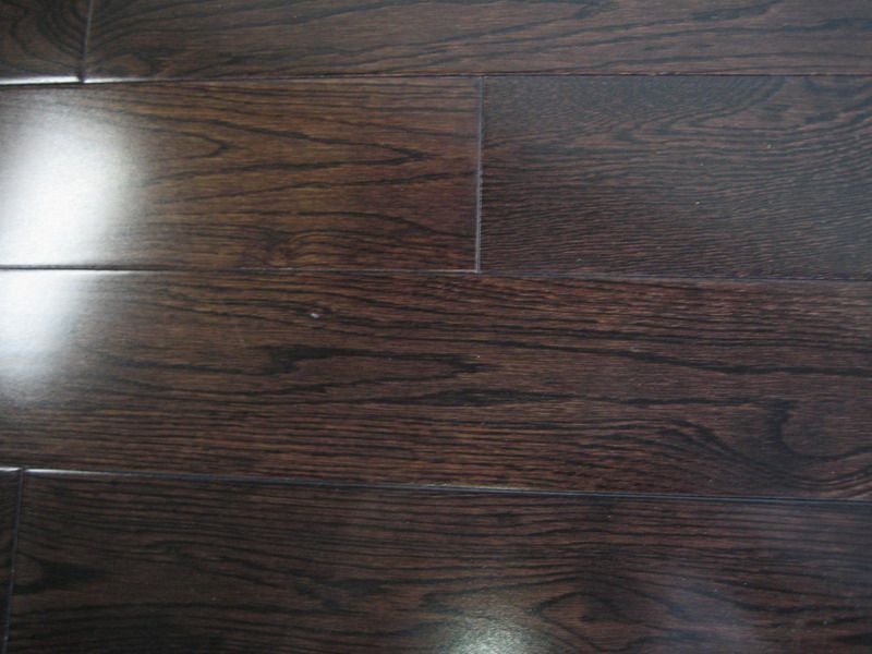 Country Wood Flooring - 5" Solid Hickory Smooth Sonoram - Solid Wood Floors 