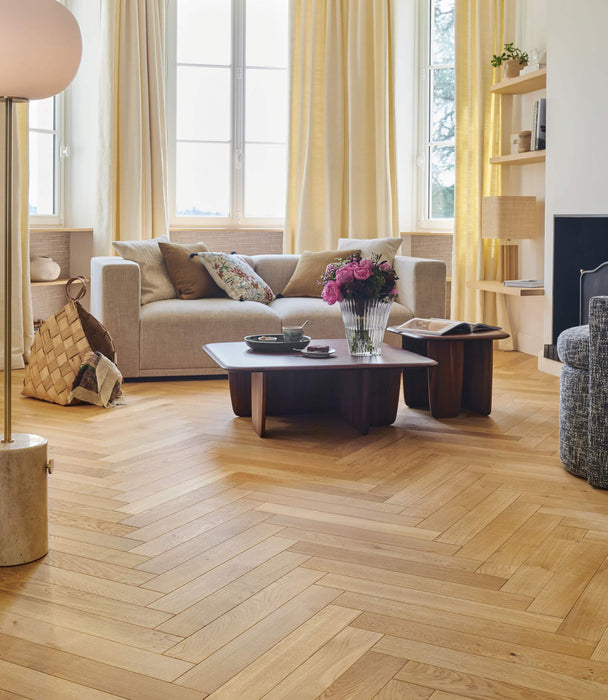 Panaget - French oak Classic/Authentic Topaze, Herringbone 90 - Engineered Hardwood Floors 